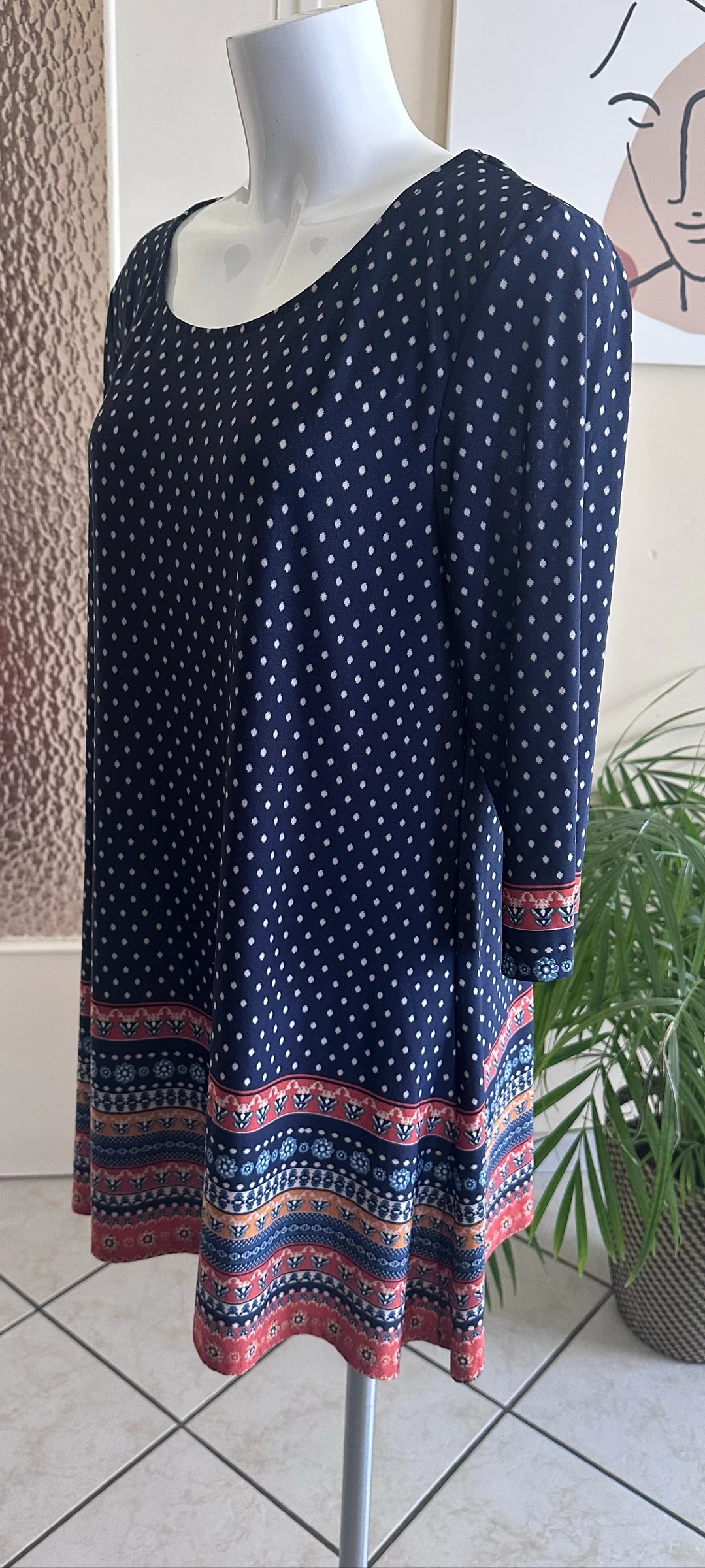 Blusa Túnica Longa Feminina Tamanho 5 – Mangas Longas – Excelente Estado – photo 7